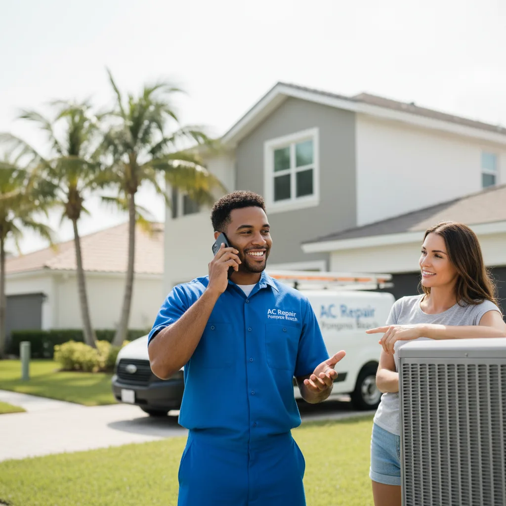 AC Repair Pompano Beach customer support in Lapel